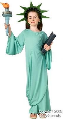 Childs Statue Of Liberty Girls Halloween Costume Med