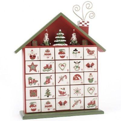 Advent Calendar wooden boxes Christmas Ornament decoration