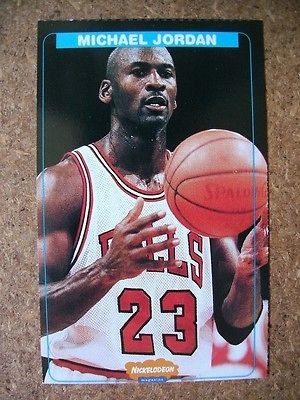   Nickelodeon Magazine Card Michael Jordan Chicago Bulls North Carolina