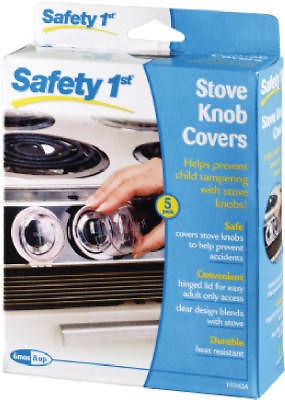 Safety 1st 5 Pack Clear View Stove Knob Covers