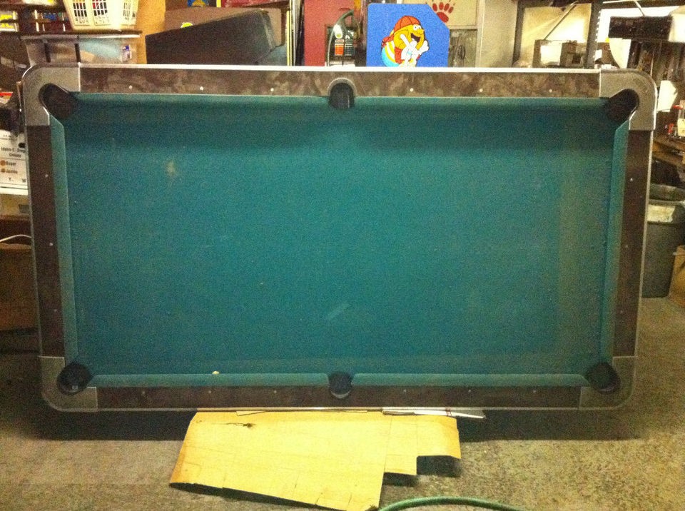 slate pool table in Tables