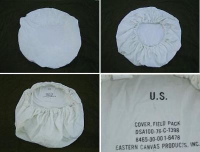   US MILITARY SURPLUS WHITE ALICE PACK COVER JEEP SPARE TIRE COVER