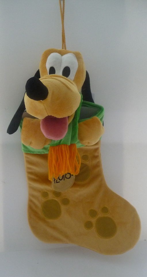 Disney Pluto Plush Christmas Stocking