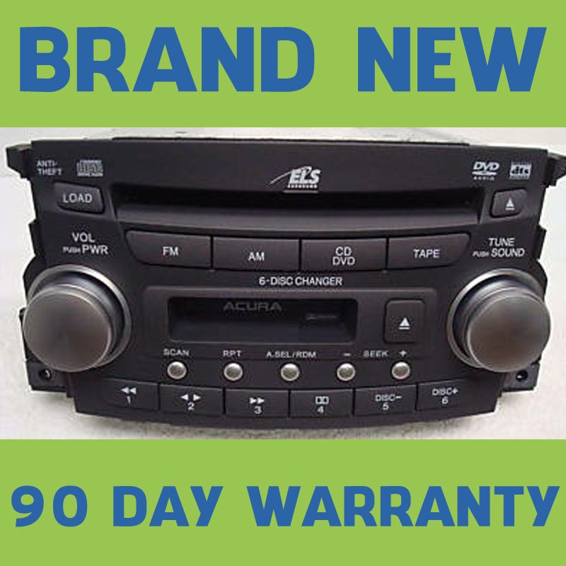   06 Acura TL 6 CD Cass XM DVD 1TB2 Radio ELS OEM (Fits 2005 Acura TL