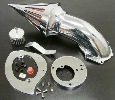Chrome Spike Air Cleaner Intake Filter for Honda VTX 1300 R C S F 12 