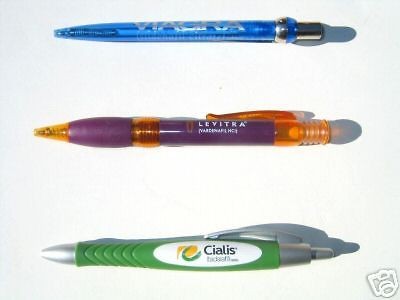 DRUG REP PENS~3 MOST WANTED LIST~VIAGRA+LE​VITRA+CIALIS