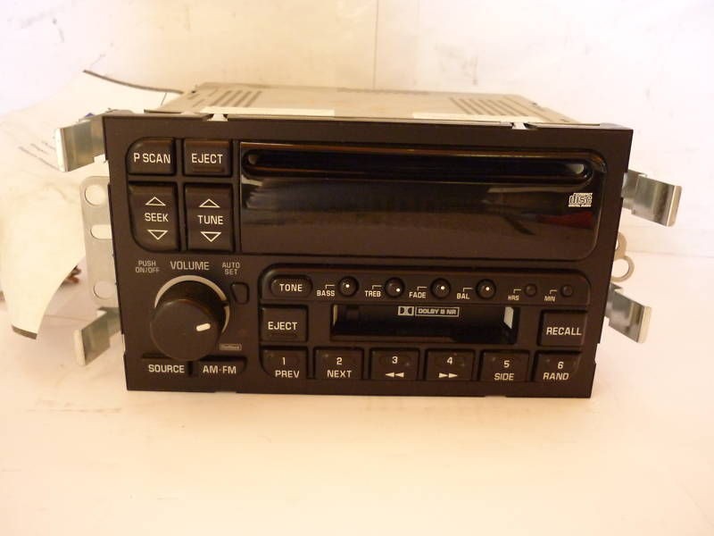 00 01 Buick LeSabre Radio Cd Cassette Player PB6L 09384424 09375464 *