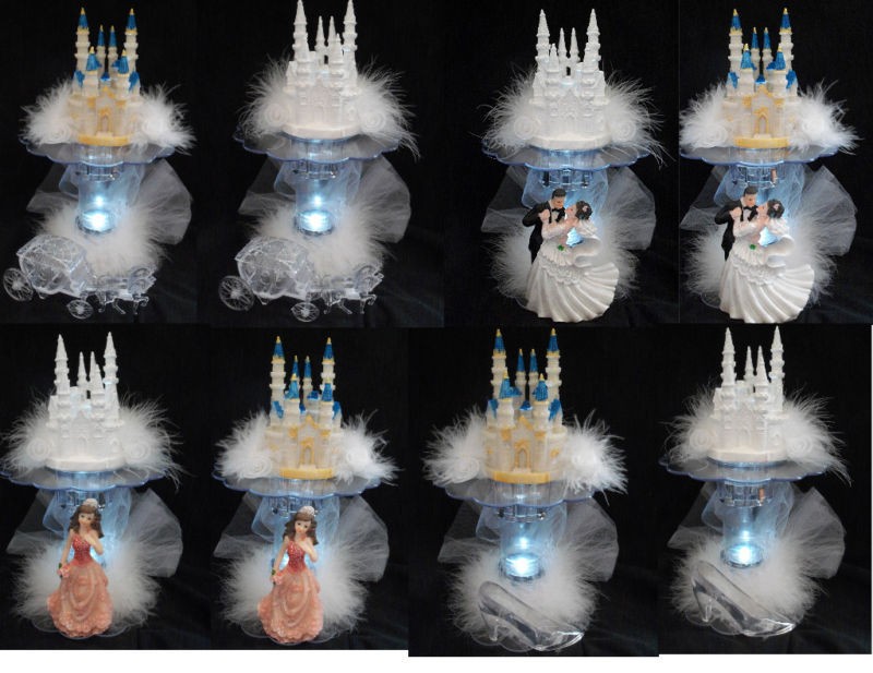 cinderella wedding cake toppers