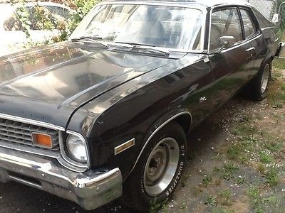 Chevrolet  Nova Coupe 1973 Chevy Nova V8 307 2dr Automatic Coupe 