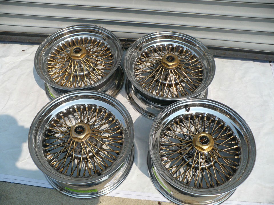 16x7 Ford Thunderbird, Mustang, ect. Wire Wheels by Dayton on PopScreen