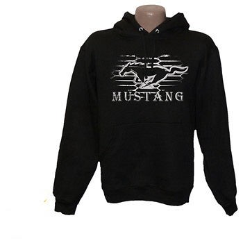 Ford Mustang Cobra GT Mach 1 SVT Mens Hoodie Black