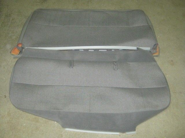 97 07 Ford Econoline Van 3 Passenger Gray Cloth OEM XL Bench Seat 