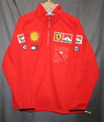 FERRARI TOMMY HILFIGER 2000 MECHANIC ZIP SWEATER FLEECE SHIRT PUMA 