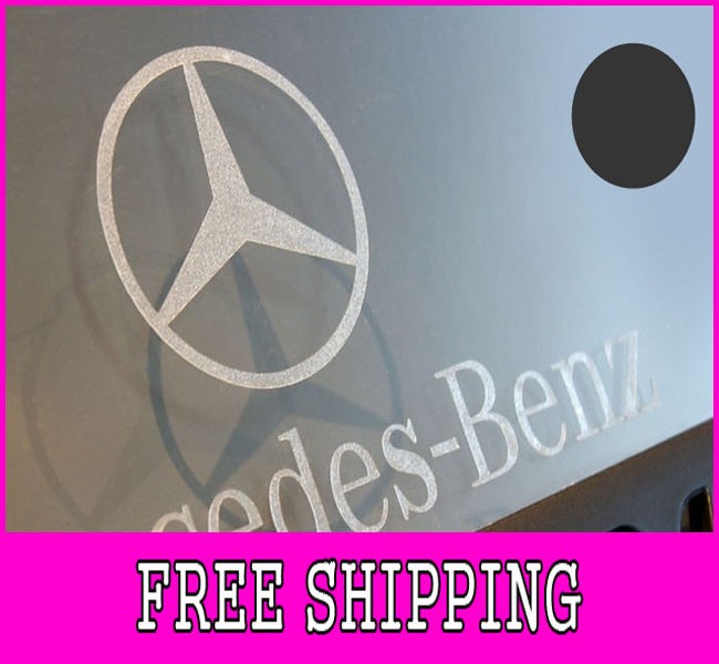 Kspeed] Mercedes Benz Wind deflector decal sticker amg slk slr sls sl