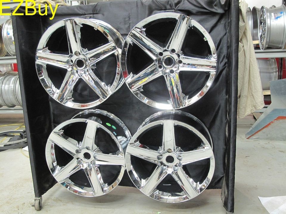 20 JEEP GRAND CHEROKEE SRT 8 STYLE CHROME SET OF FOUR WHEELS RIMS 