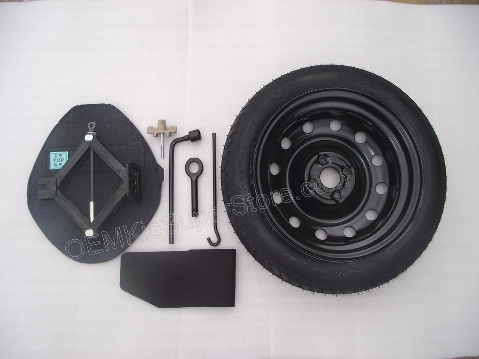 OEM 2012   2013 Kia Rio & Rio5 SX 17 SPARE TIRE KIT w/ JACK+RIM+TOOLS 