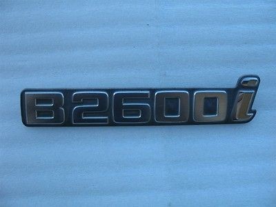 1990 1991 MAZDA B2600I B2600 I SIDE FENDER EMBLEM LOGO 90 91