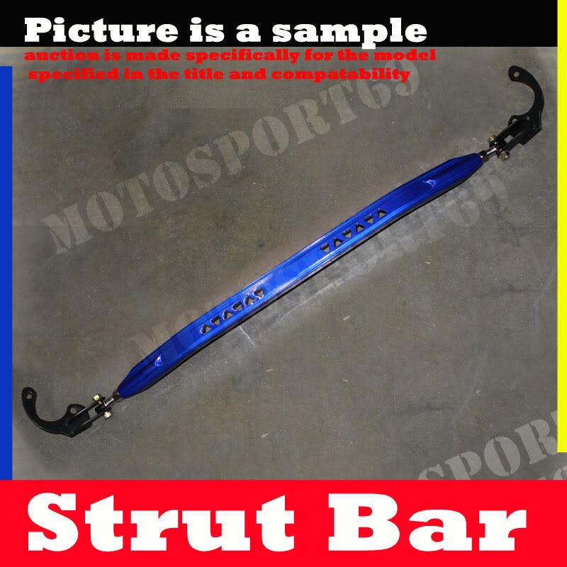   UPPER STRUT WIDE TOWER BAR BRACE BLUE (Fits 2000 Mitsubishi Eclipse