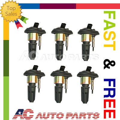 00 06 GMC Chevy Isuzu Oldsmobile New Set of 6 Ignition Coils on Plug 