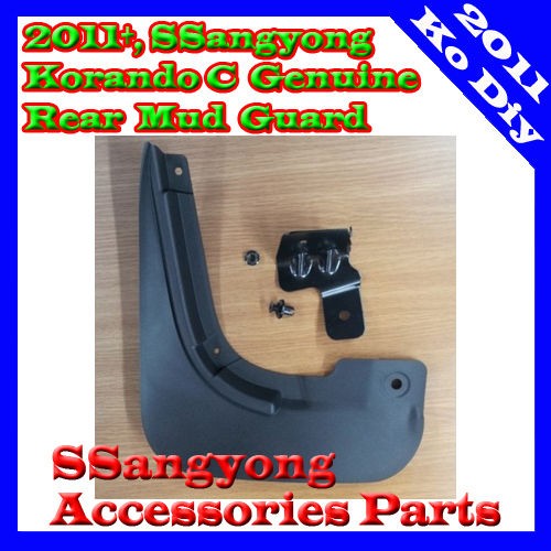   MUD Guard Genuine OEM Parts 2011 2012 Ssangyong Korando C 1Set 2ea