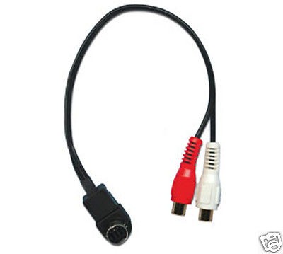 Alpine Ai Net RCA Input Cable for iPod iPhone  CDA 7873 CDA 7875 