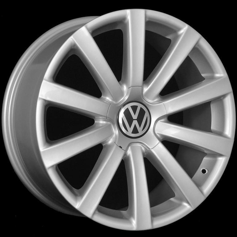 18X8 R32 STYLE WHEELS 5X112 +45MM RIMS FITS VW JETTA 2006 2012 RABBIT 