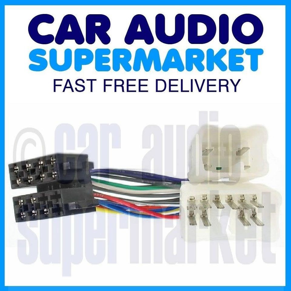 TOYOTA YARIS CD WIRING LOOM ISO HARNESS ADAPTOR LEAD