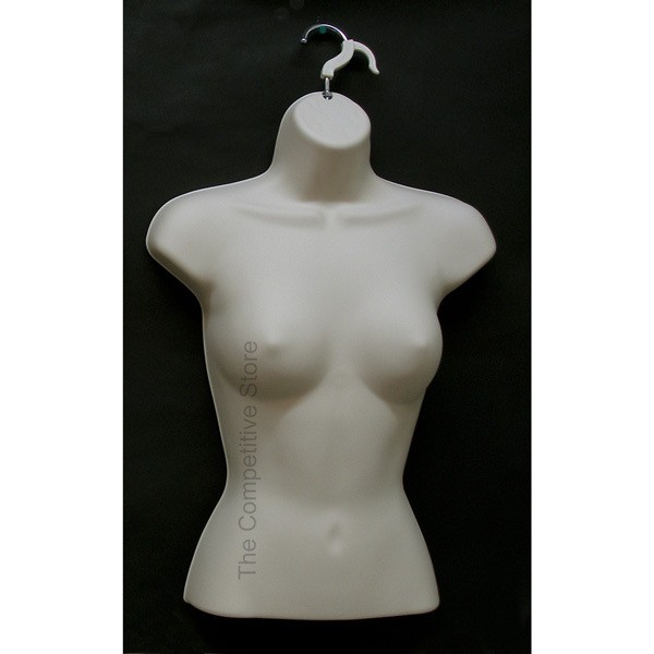 Female Torso Flesh Mannequin Form   Great Display For Small   Medium 