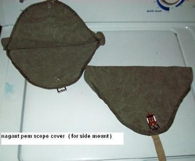 nagant / side mount/ pem/ pe/ ww2 sniper/ scope cover/ reenactment 