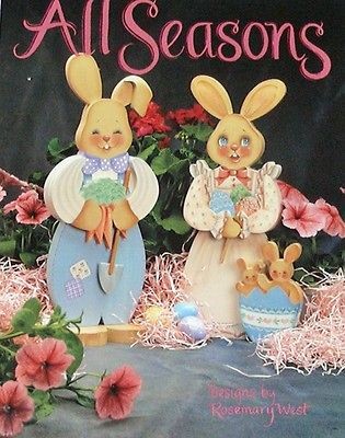 ALL SEASONS Rosemary West Painting Pattern Book OOP