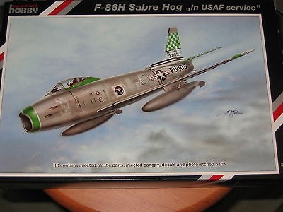   Hobby 1/72 Scale North American F 86H Sabre Hog in USAF Service