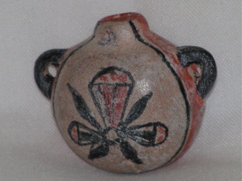 ANTIQUE SANTO DOMINGO NEW MEXICO PUEBLO CANTINA POTTERY ~ BEAUTIFUL 