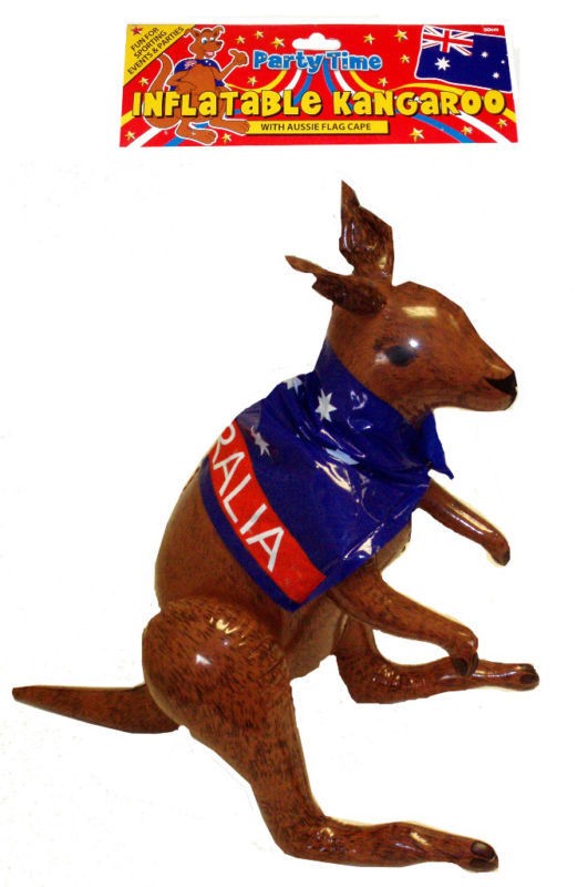 INFLATABLE 10X KANGAROO 70CM HIGH AUSSIE AUSTRALIAN PARTY