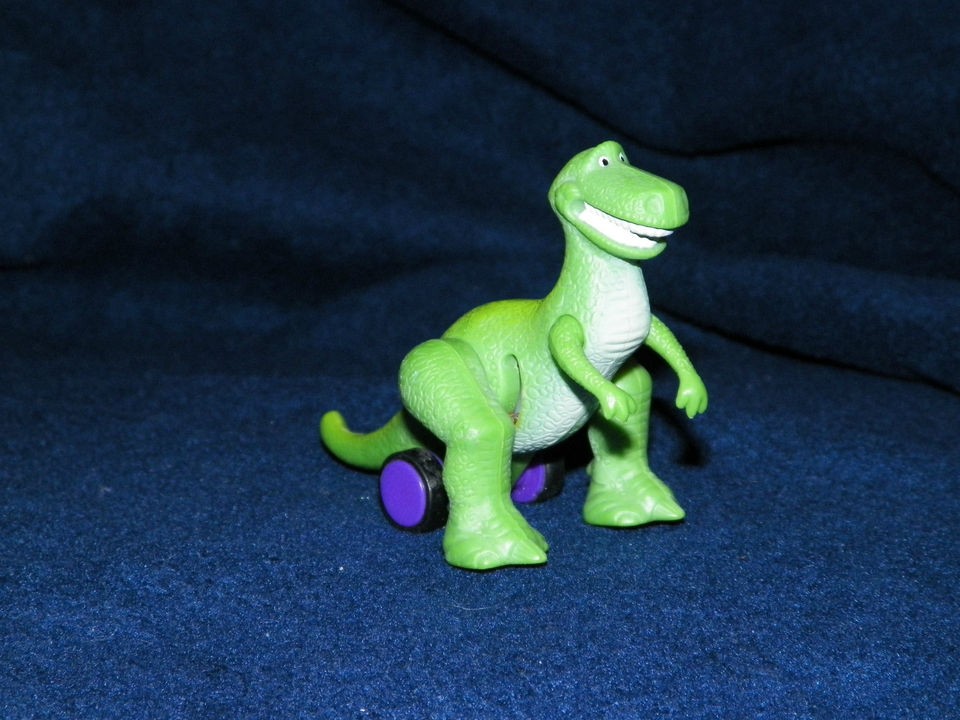 1995 Burger King Toy Story Rex Dinosaur Squash n Go Action Figure
