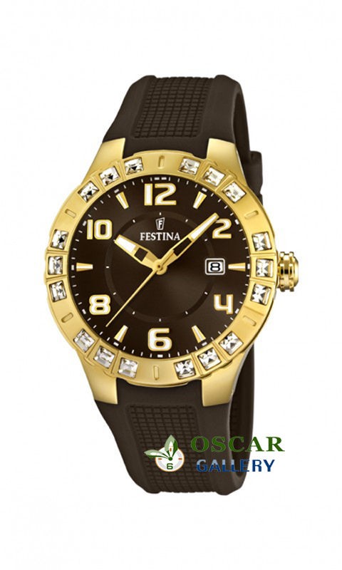 FESTINA GOLDEN DREAM F16582/3   GOLD PVD   WOMENS WATCH NEW 2 YEARS 