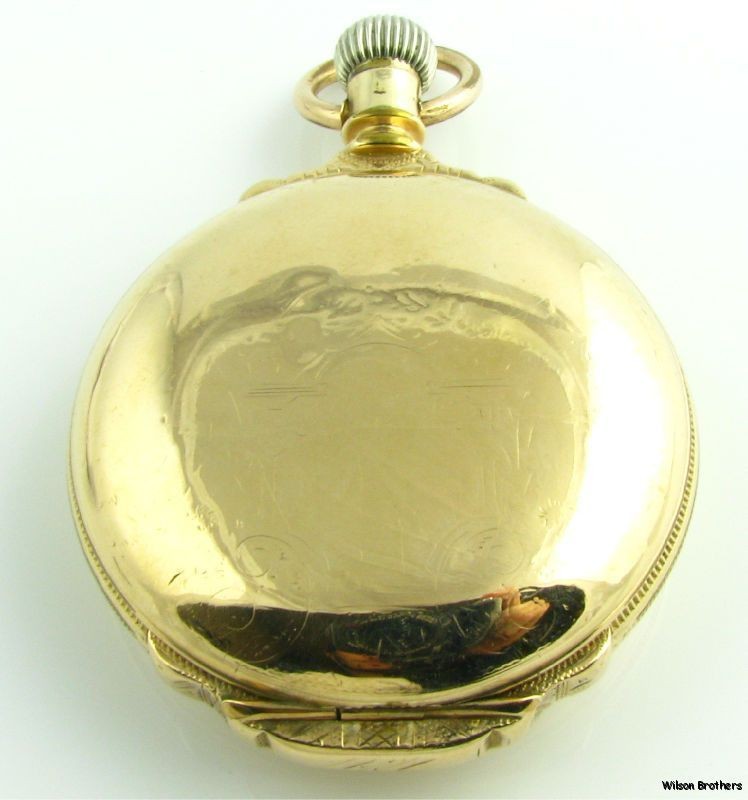   80 Hunter Railroad 15J 18S Pocket Watch   Gold Filled Working Antique