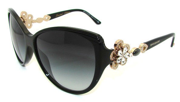 Authentic BVLGARI Limited Edition Flower Sunglass 8097B   501/8G *NEW*