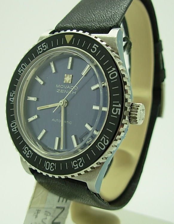   Steel Zenith Movado Surf Automatic Divers Watch Ref 01.0170.380