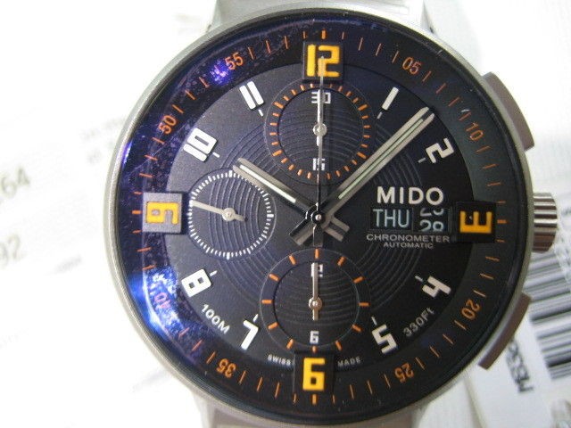 MIDO ALL DIAL MENS WATCH AUTOMATIC SAPPHIRE ALL TITANIUM CASE & BAND 