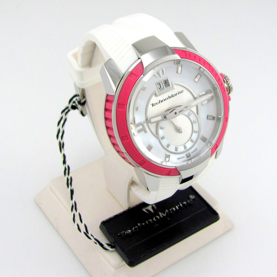 TECHNOMARINE DIAMOND CRUISE WOMANS WATCH ALL PINK DIAMONDS SET BEZEL 