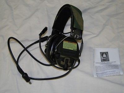 NEW MSA SORDIN Dual Comm Tactical Headset AOR1 Eagle LBT Seal Devgru 