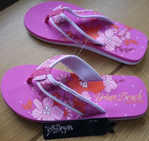 Urban Beach Womens/Ladies Flor Eterna Pink Flip Flop Sizes 3 8. Cheap 