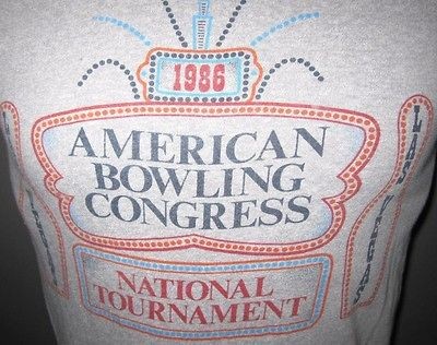   AMERICAN BOWLING CONGRESS ABC LAS VEGAS TOURNAMENT RINGER T SHIRT S