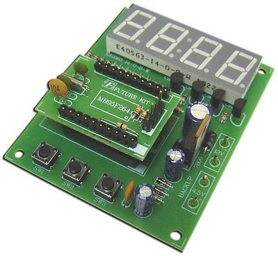 NEW DIGITAL CLOCK 12 VDC 24 HOUR FORMAT RE PROGRAMMING IC PCB 