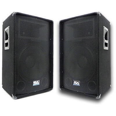 Pair 15 PA DJ PRO AUDIO Speakers 700 W New Band Club