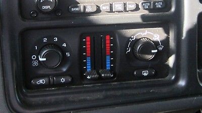 silverado climate control in A/C & Heater Controls