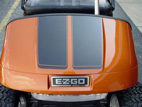 All Make Golf Cart EZGO Club Car 7 Hood Stripe Stripes Graphics 