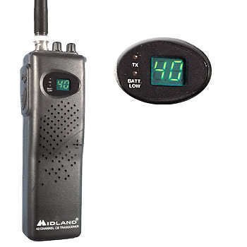 Midland 75 785 Handheld Portable CB Radio With DC Cord