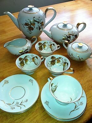 Vintage (1954) Heinrich & Co 12pc Coffee & Tea Serving Set Bavaria