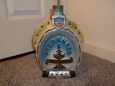 Vintage 1970 JIM BEAM 100th ANNIVERSARY PREAKNESS DECANTER